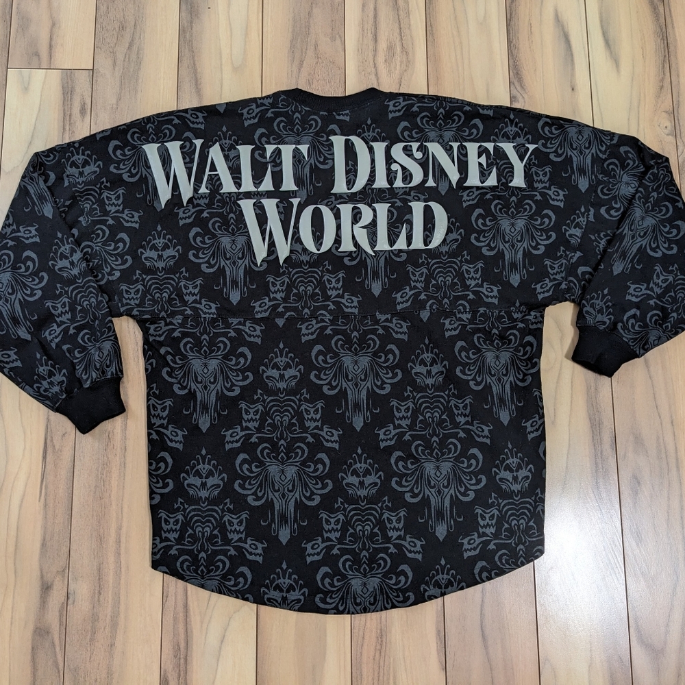 Walt Disney World Spirit Jersey The Haunted Mansion Glow In The Dark Adult Small